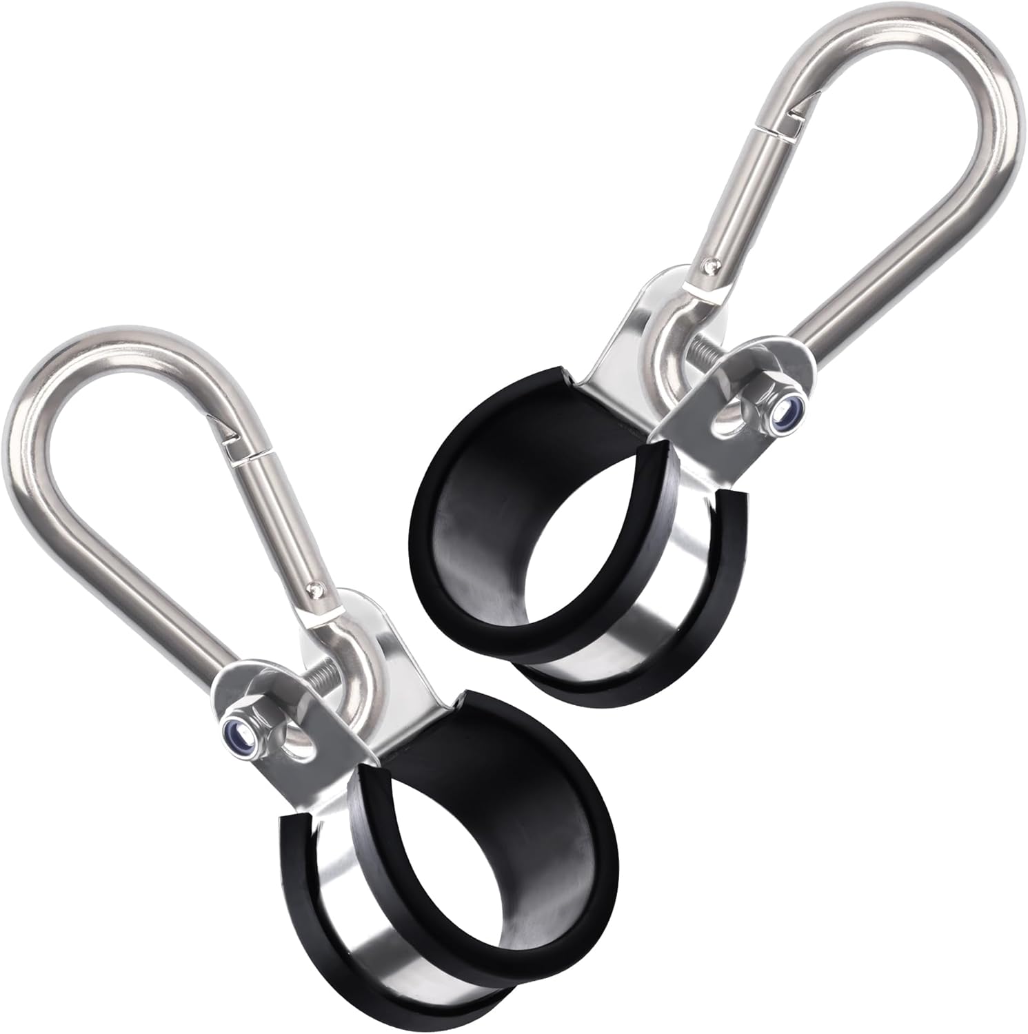 Hanger Bracket Assembly 2 Pack, Stainless Steel Airpower Line Clamp for 3-in-One Wrap Air Hose Lines for Tractor Trailer Semi Truck