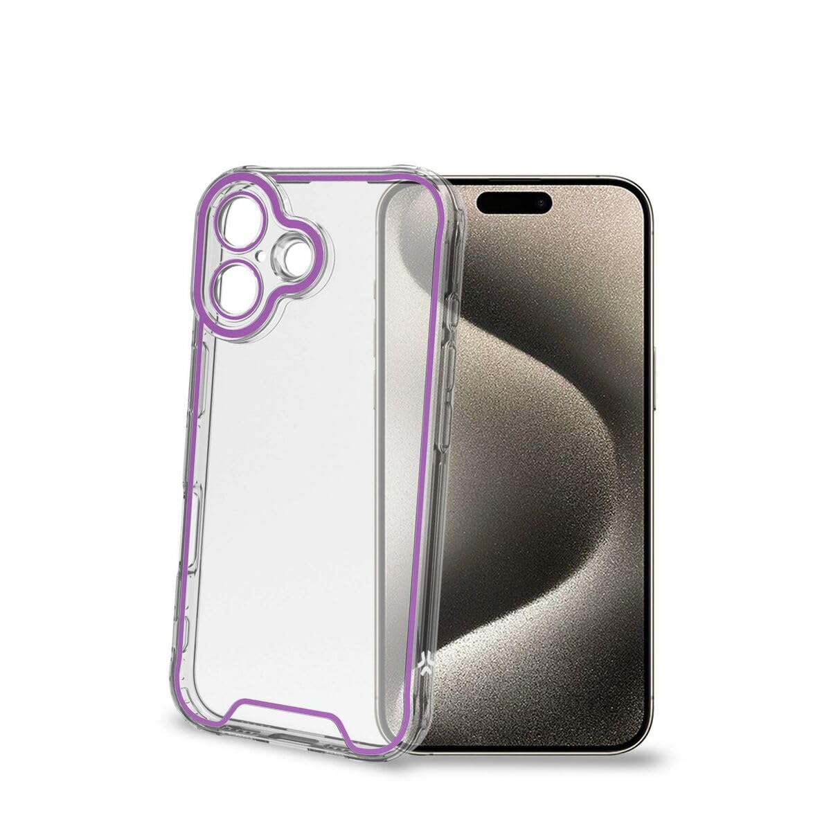 Celly Funda para Móvil iPhone 16 Transparente - Marca EAN: 8021735211150