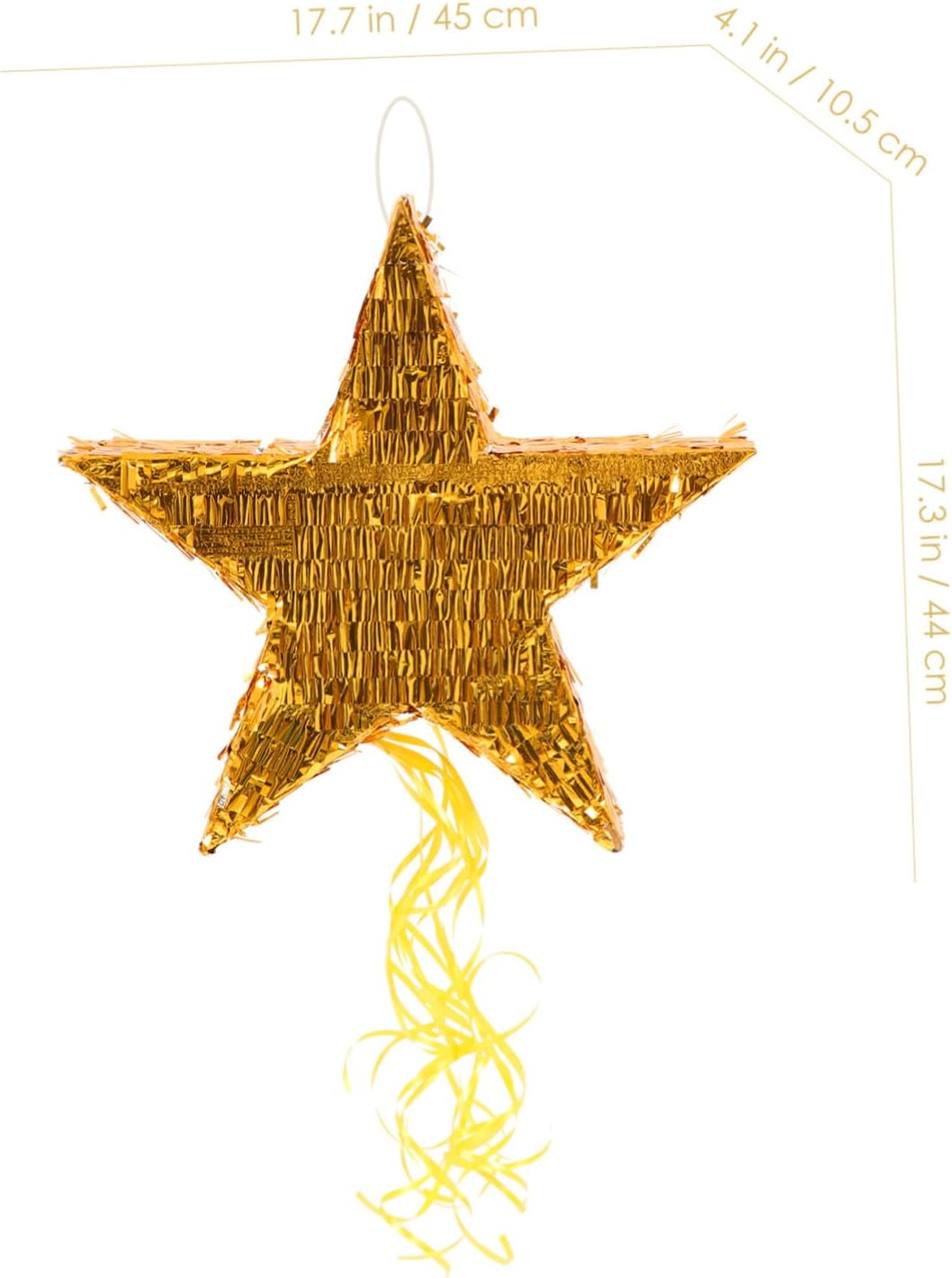 Funny Five-sided Star Pinata for Candy Filled Party Decoration Creative Tassel Design Hanging Pinata for S Birthday and Bridal Shower Celebrations