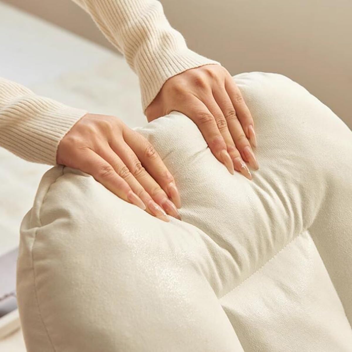 Opvouwbare Vloer Gaming Stoel Met Rugleuning 5-Standen Verstelbare Fauteuil Comfortabele Gewatteerde Vloer Zitplaatsen Voor Meditatie, Lezen, Zacht Kijken Opvouwbare Vloer Gaming Stoel Met Rugleuning 5-Standen Verstelbare Fauteuil Comfortabele Gewatteerde Vloer Zitplaatsen Voor Meditatie, Lezen, Zacht Kijken