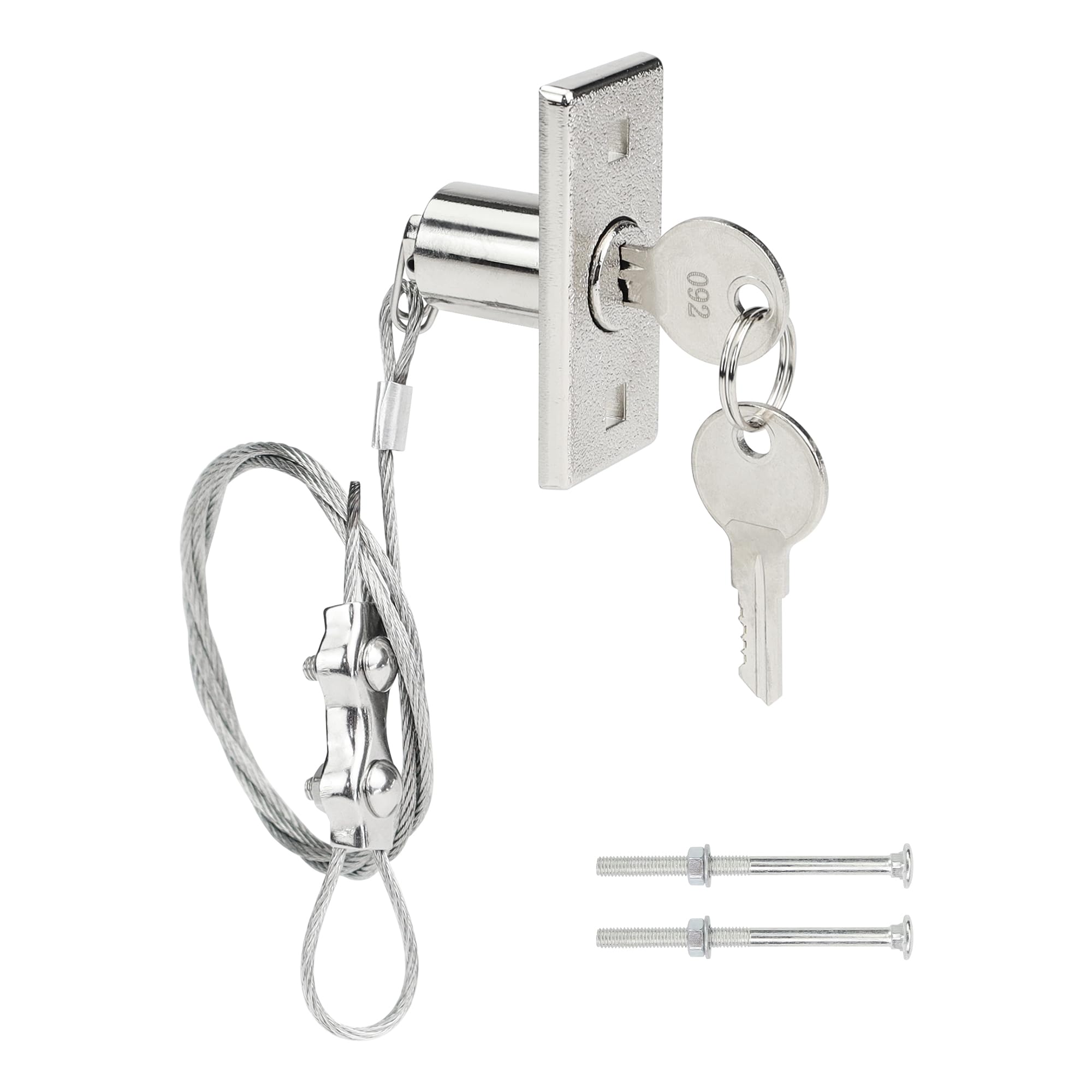 scottchen PRO Universal Garage Door Emergency Release Lock Kit | 3FT Cable + Keys |Quick Disconnect for Power Outage | Compatible with Sectional Garage Doors |Detached Vault Garage Solution