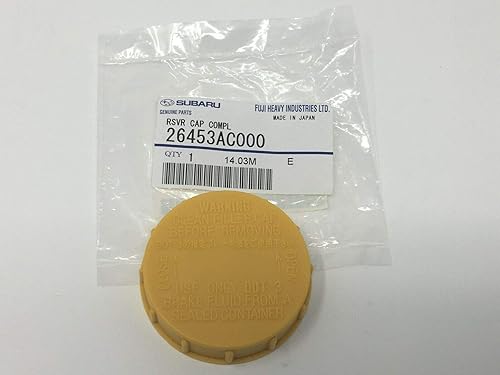Subaru 1998-2014 Tapa del tanque del depósito del cilindro maestro del freno OEM 26453AC000 genuino