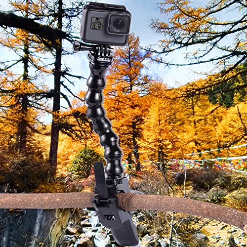 Suptig RSX-157 Jaws Flex Clamp Mount Gooseneck Mount For Gopro Hero 13 Hero 12 Hero 11 Hero 10 Hero 9 Hero 8 Hero 7 Hero 6 Hero 5 Hero 4 Session Hero 3+ Hero 3 Akaso Ek7000 Dji Osmo Arlo Action Cameras thumb #3