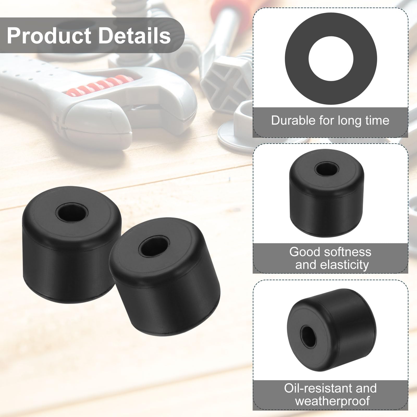 PATIKIL Multi Purpose Rubber Spacer - Image 3