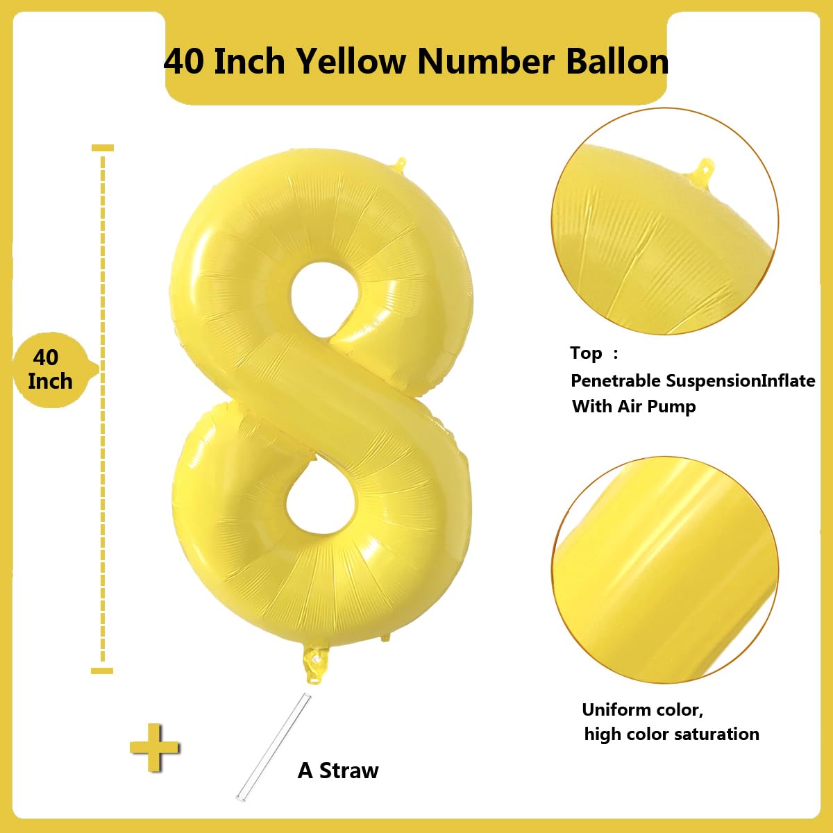 Red 0 balloon 40 Inch Giant Helium Foil Number 0 to 9 Red Balloon Birthday Wedding Party Digital Decorations (Number 0) — view 402