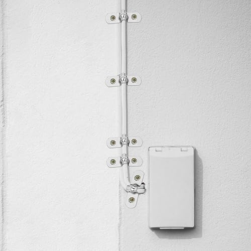 Miniatura 7 de 150 abrazaderas de correa de tubo de acero inoxidable M5, abrazaderas de tubo rígidas de dos agujeros, abrazaderas de conducto en U de metal para