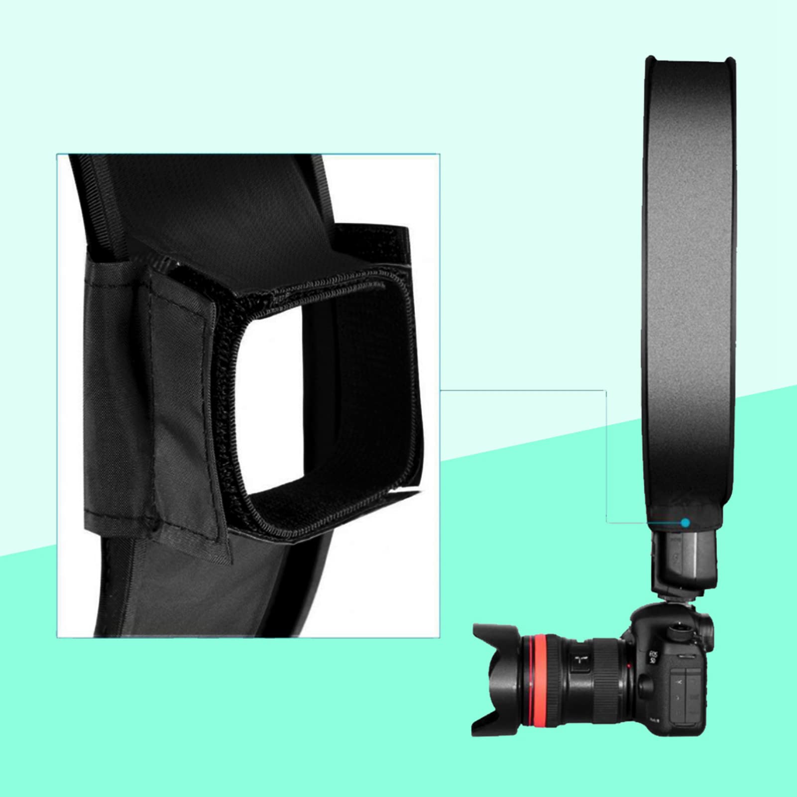 15,75 "/40 cm Round Softbox, Portable Studio Flash Diffuser Light Softbox con Bolsa de Transporte para Fotografía de Retrato y Producto