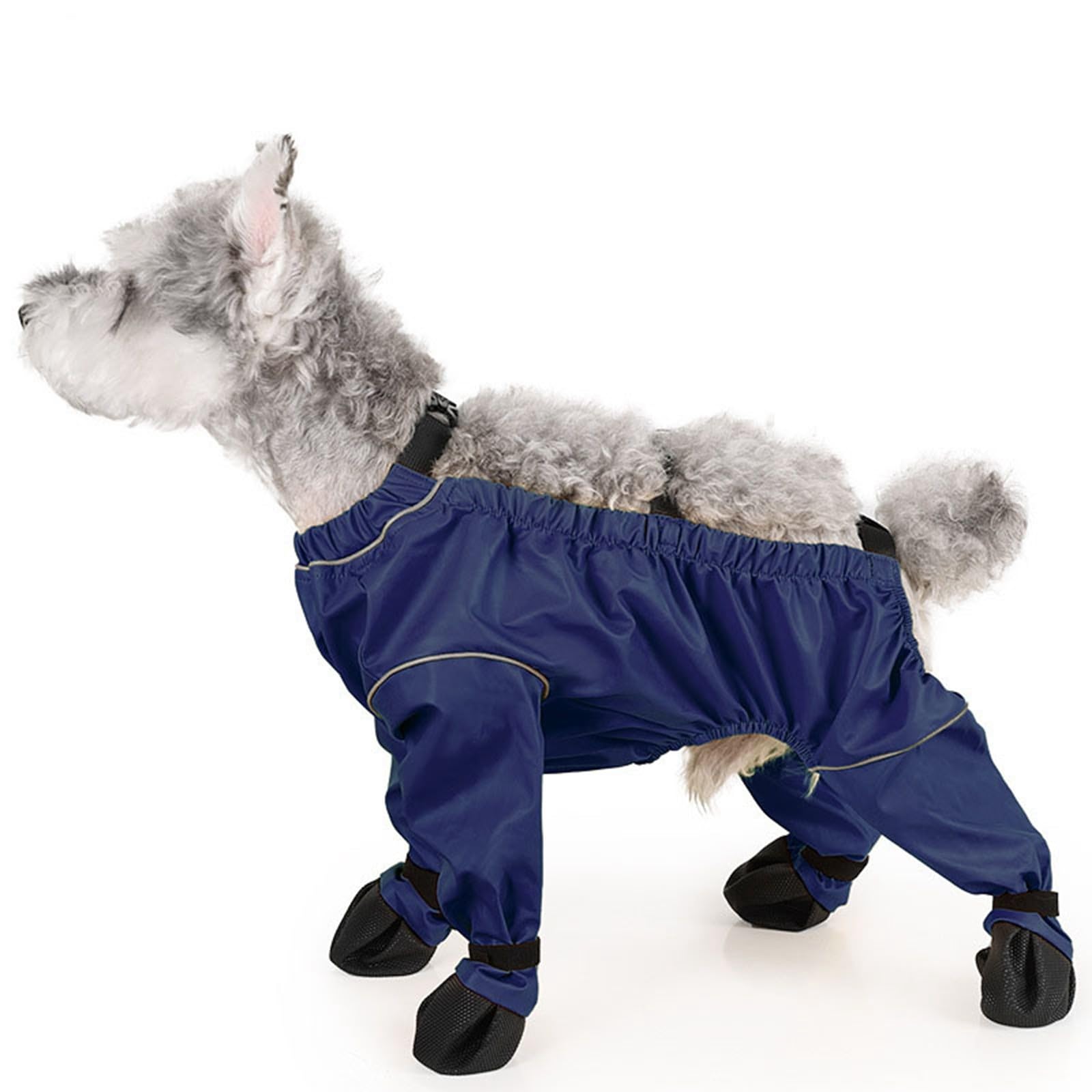 Dog Shoes Waterproof Water-Resistan Non-Slip Leggings Anti Slip Boots Slippers with Adjustable Strap Hardwood Floor Suspender Bootsleg Covering for Small Medium Large