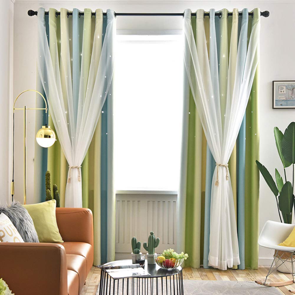 Rideaux de chambre du sol au plafond pour grand salon et baie vitrée