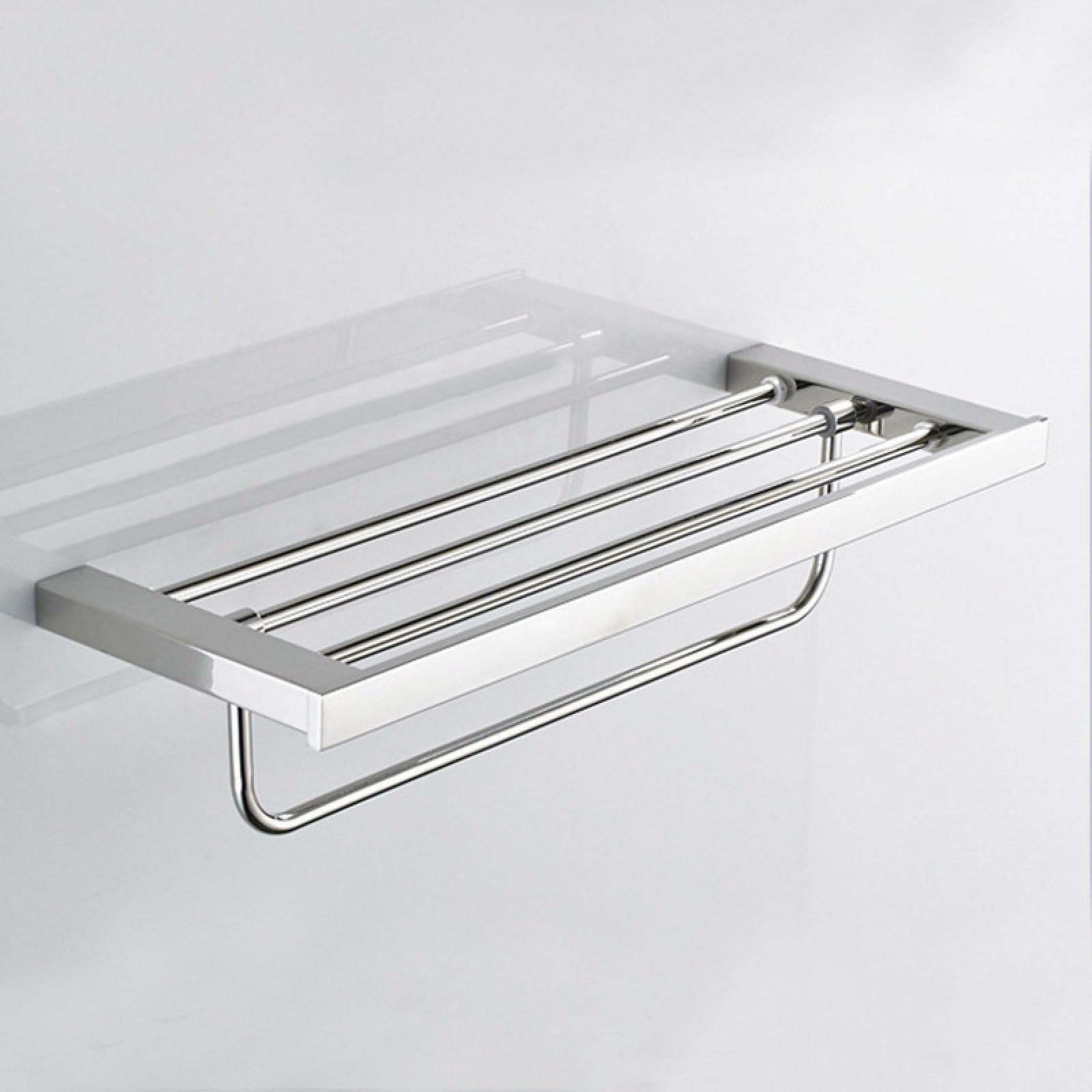 Towel Bar, Pendant Shelf, lod, (Bright)