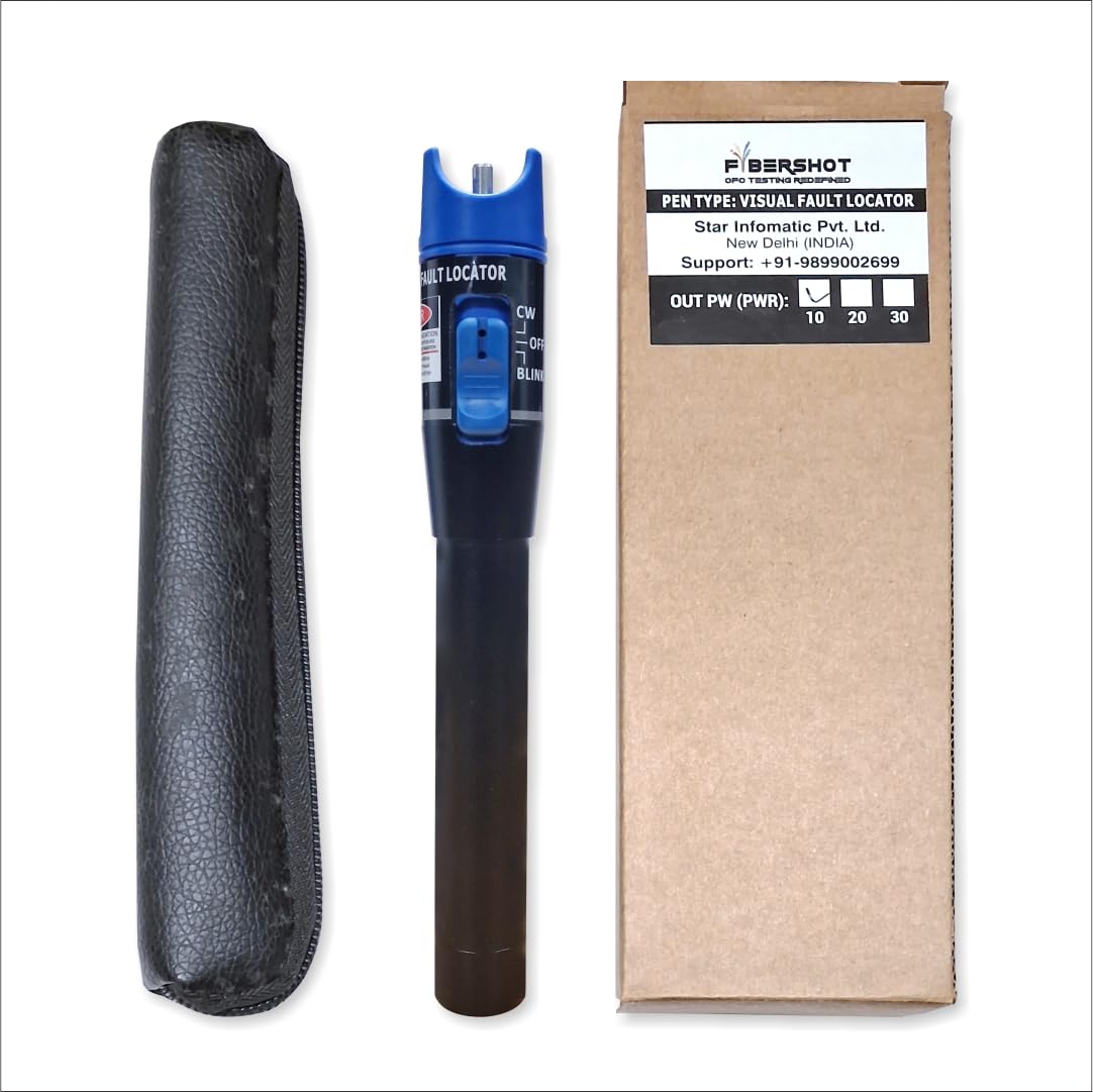 30mW Visual Fault Locator | 30km Red Laser Fiber Optic Cable Tester | SC/FC/ST Pen Type VFL for FTTH & Telecom-image-23