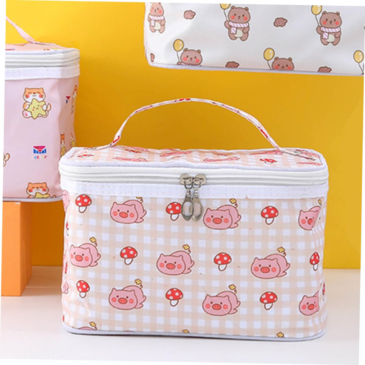 FRCOLOR 3piezas Bolsa De Maquillaje Grande y Portátil Organizador De Cosméticos Neceser De para Artículos De y para Mujeres y