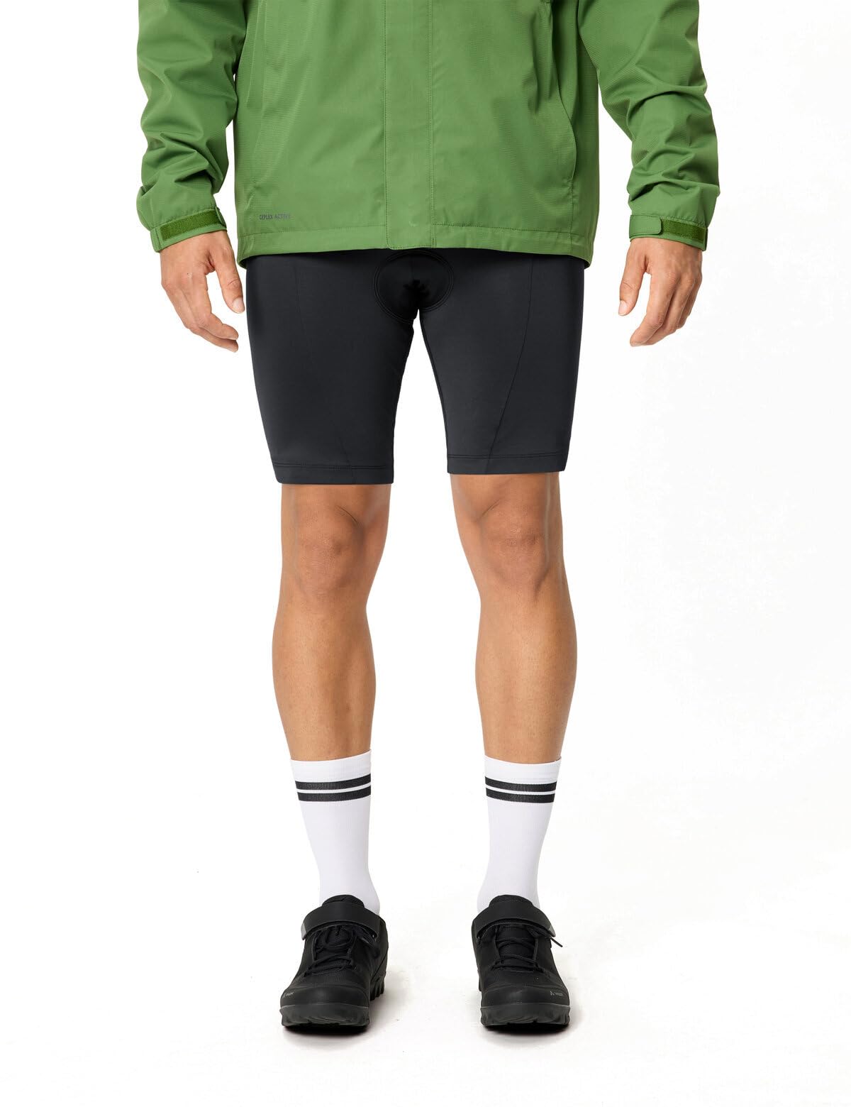 VAUDE Fahrradhose Herren kurz, Men’s Active Pants - gepolsterte Radhose mit hoher Elastizität für maximale Bewegungsfreiheit, schnelltrocknend & atmungsaktiv, Passform: Slim fit
