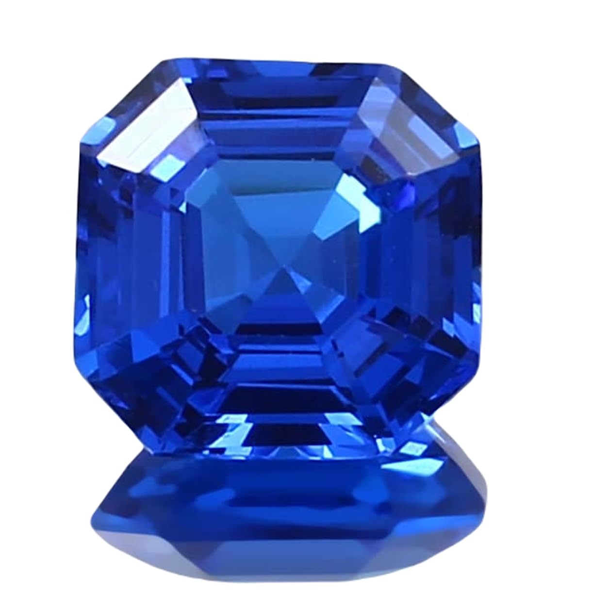 Spinelle bleu de Ceylan Asscher : pierre précieuse de prestige - 7