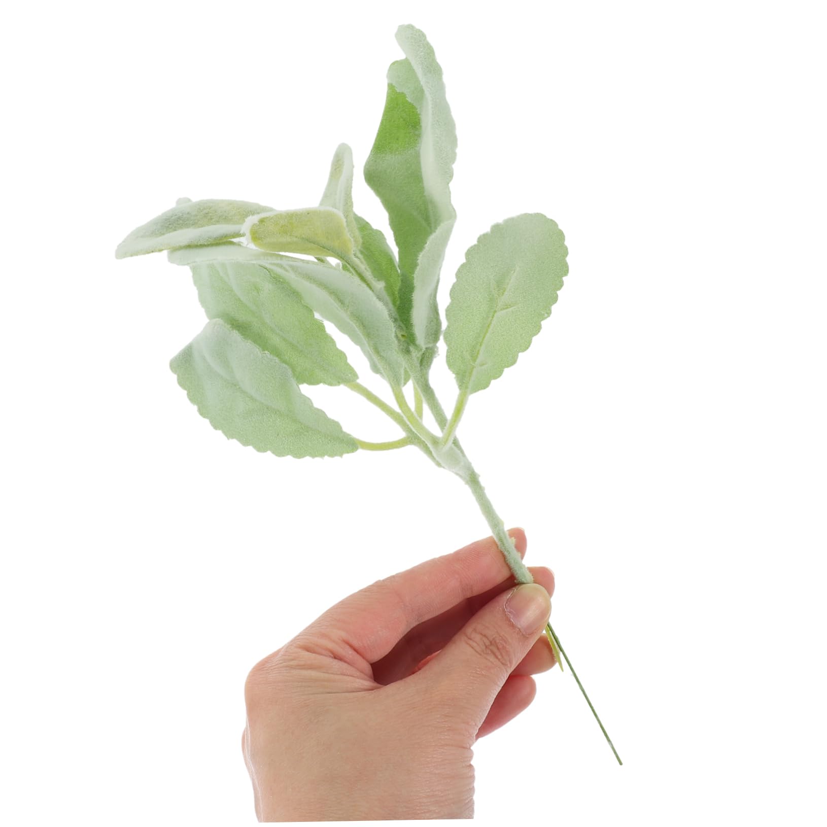 ABOOFAN 5 Set Piante D'imitazione Decoro Foglie Finte Foglie Steli Modello Con Steli Di Foglie Finte Modello Di Di Piante Di Simulazione Pianta Finta Panno in Poliestere 10 Pezzi * 5