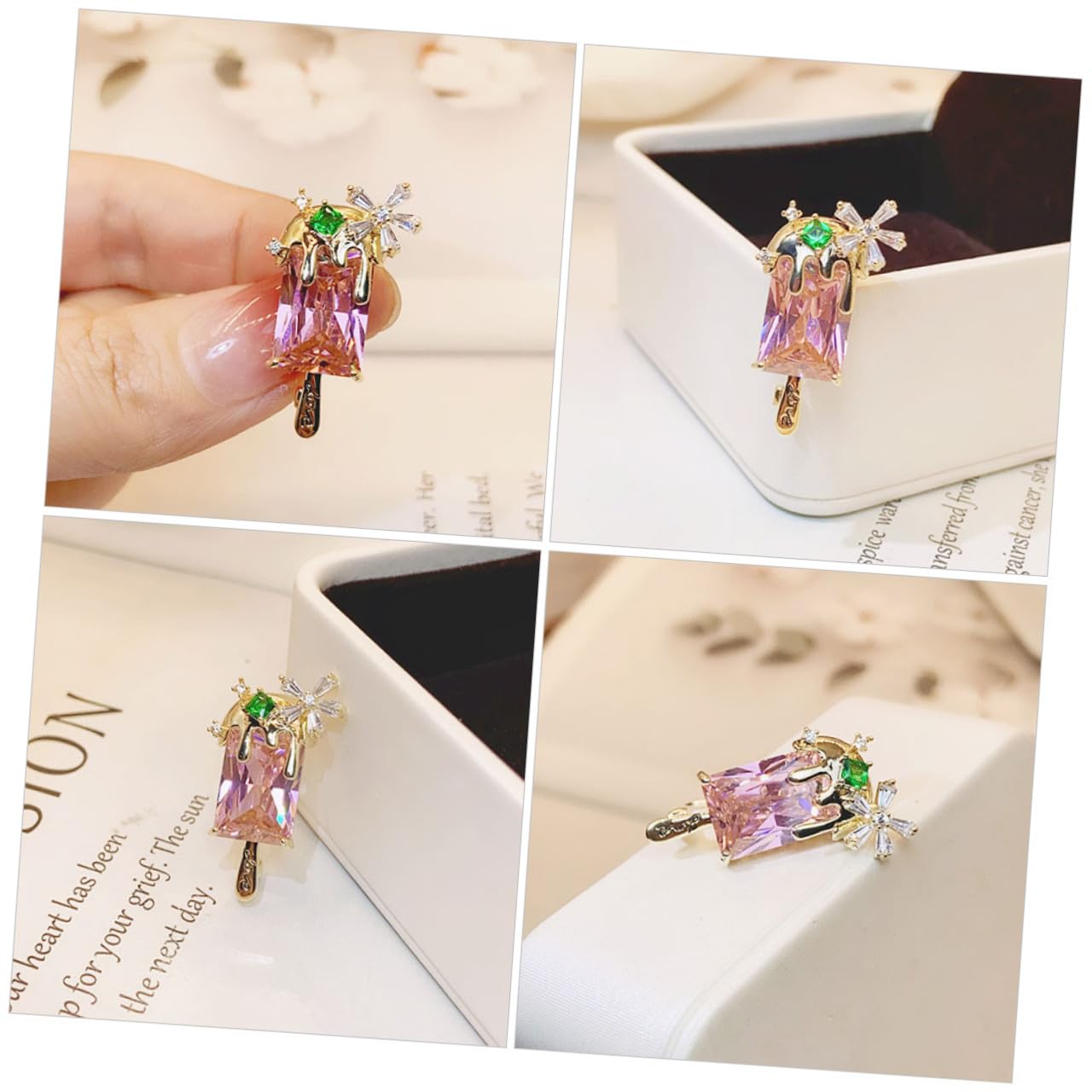 GALPADA 5pezzi Spilla Decorativa Rame Per Abbigliamento Spilla Elegante Per Giacche e Sciarpe Accessorio Unico Per Occasioni Formali e Cerimonie