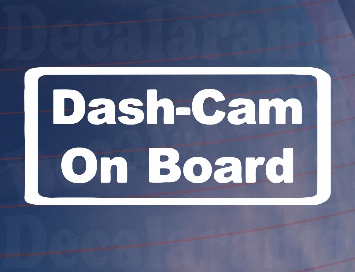 Dash CAM ON Board Novelty Camera Security Sticker