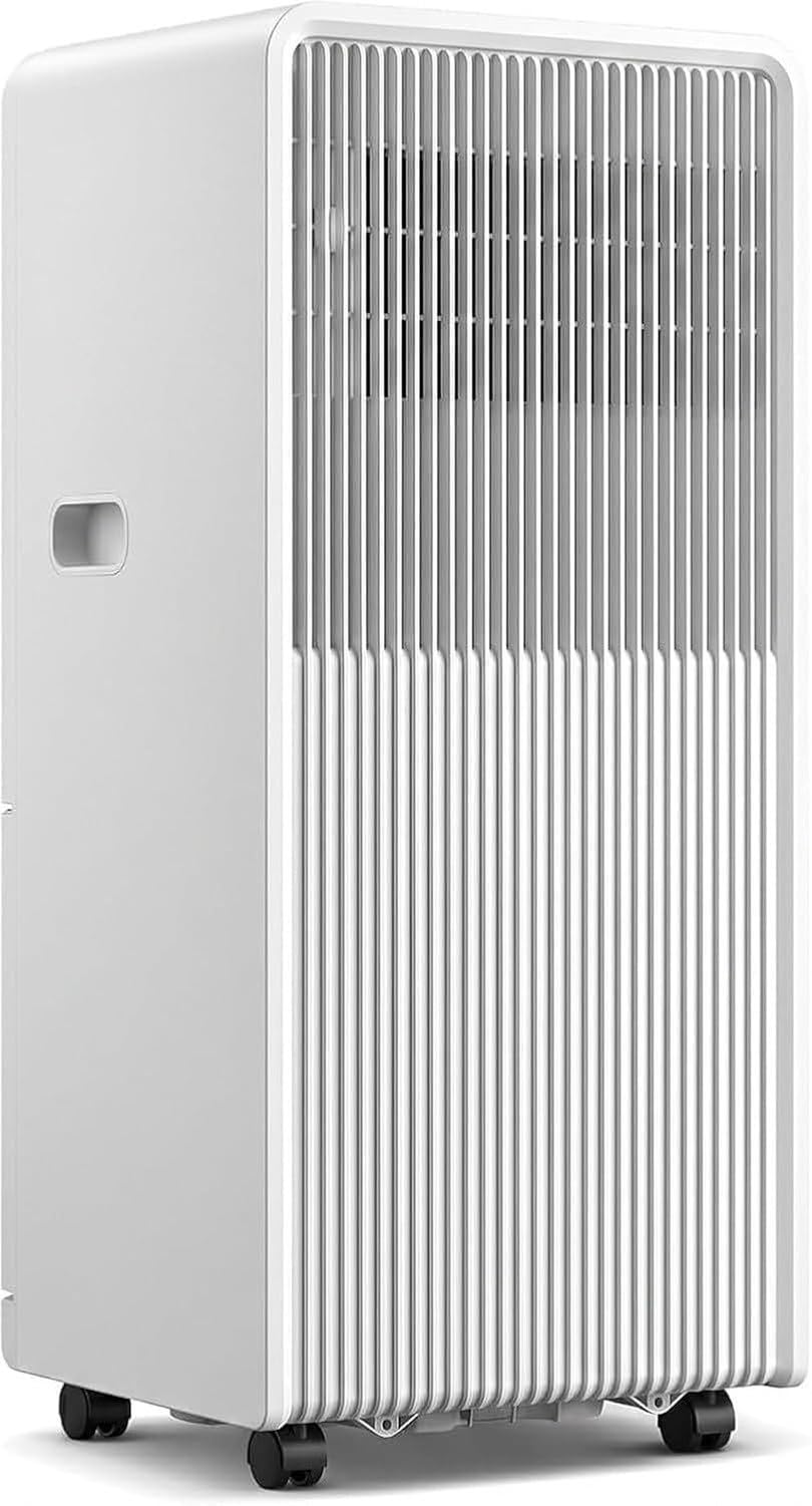 Aire Acondicionado Portátil 12000 BTU, Enfría hasta 350 Pies Cuadrados, Modos Ventilador y Deshumidificador, Mando a Distancia, Temporizador 24H, Kit de Ventana, 11000 Btu, 11000 BTU