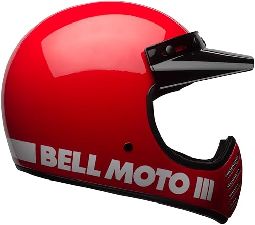 BELL Casco Moto-3 (rojo brillante clásico - XL)