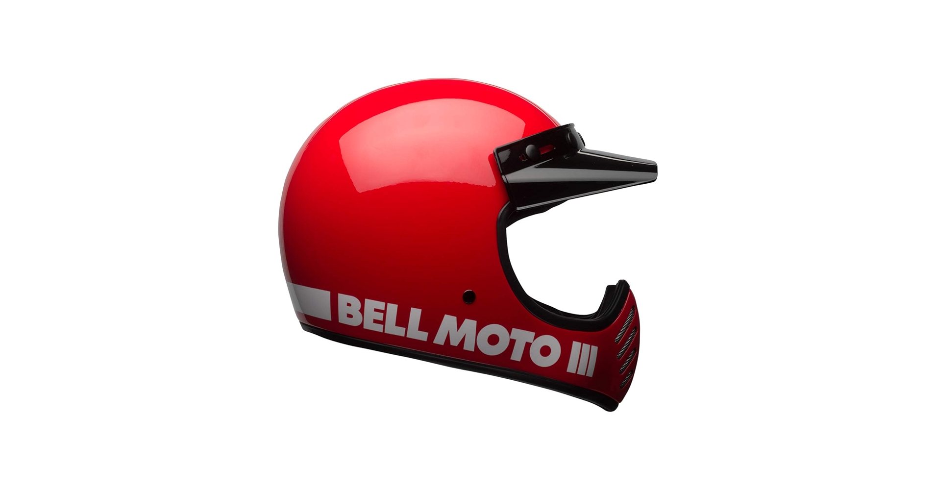 Amazon.com: Bell Moto-3 Helmet (Gloss Red Classic - X-Large
