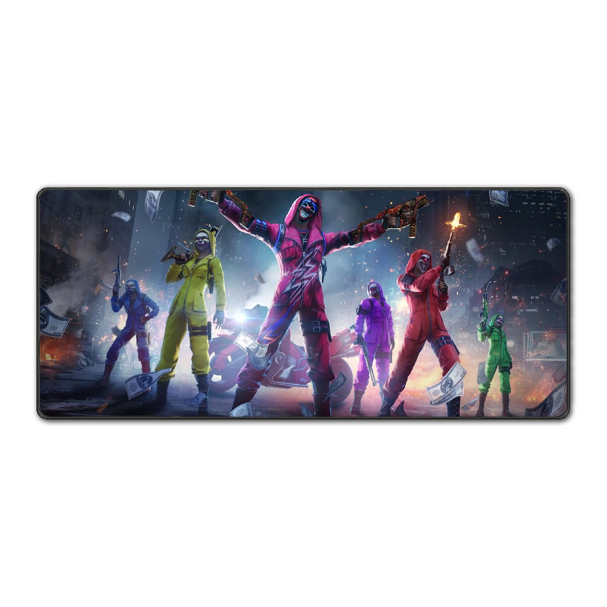BIRD'S MIND® Free Fire Gaming Mouse Pad Speed Type XL for Laptop Computers Mouse Pad (L x H 30 x 13 Inch)