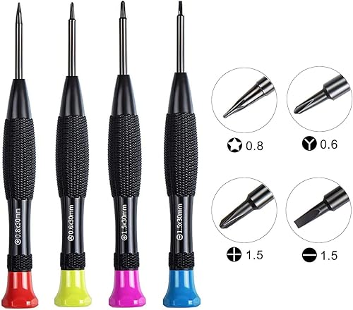 Miniatura 2 de Juego de 21 piezas de herramientas de palanca de apertura, juego de destornilladores de múltiples funciones, kit de herramientas de reparación con