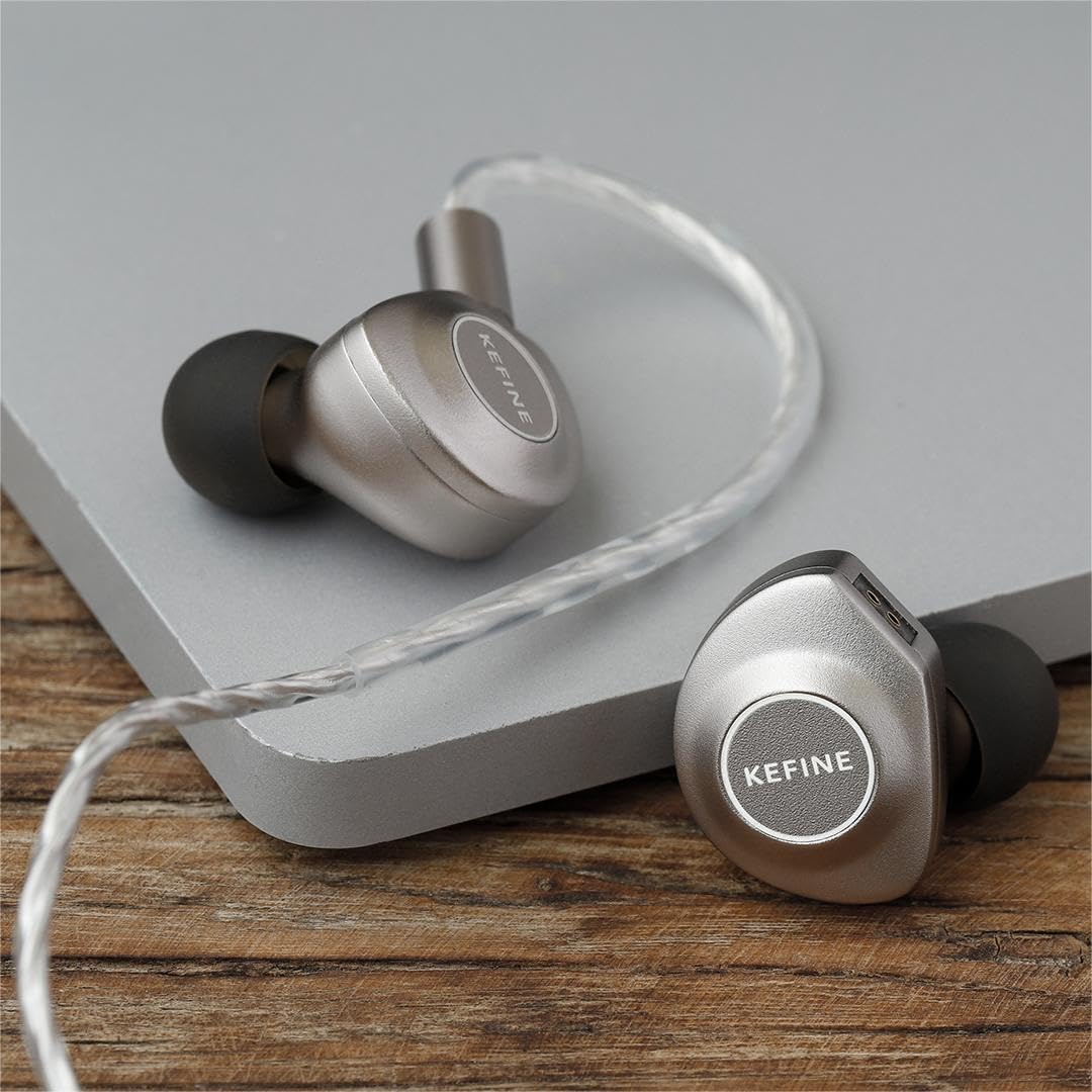 有線 イヤホンKEFINE Quatio イヤモニ ゲームイヤホン iem 2BA+