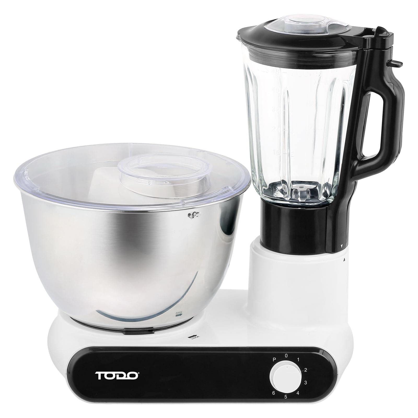 TODO Electric Stand Mixer 6L Stainless Steel Bowl Blender Attachment
