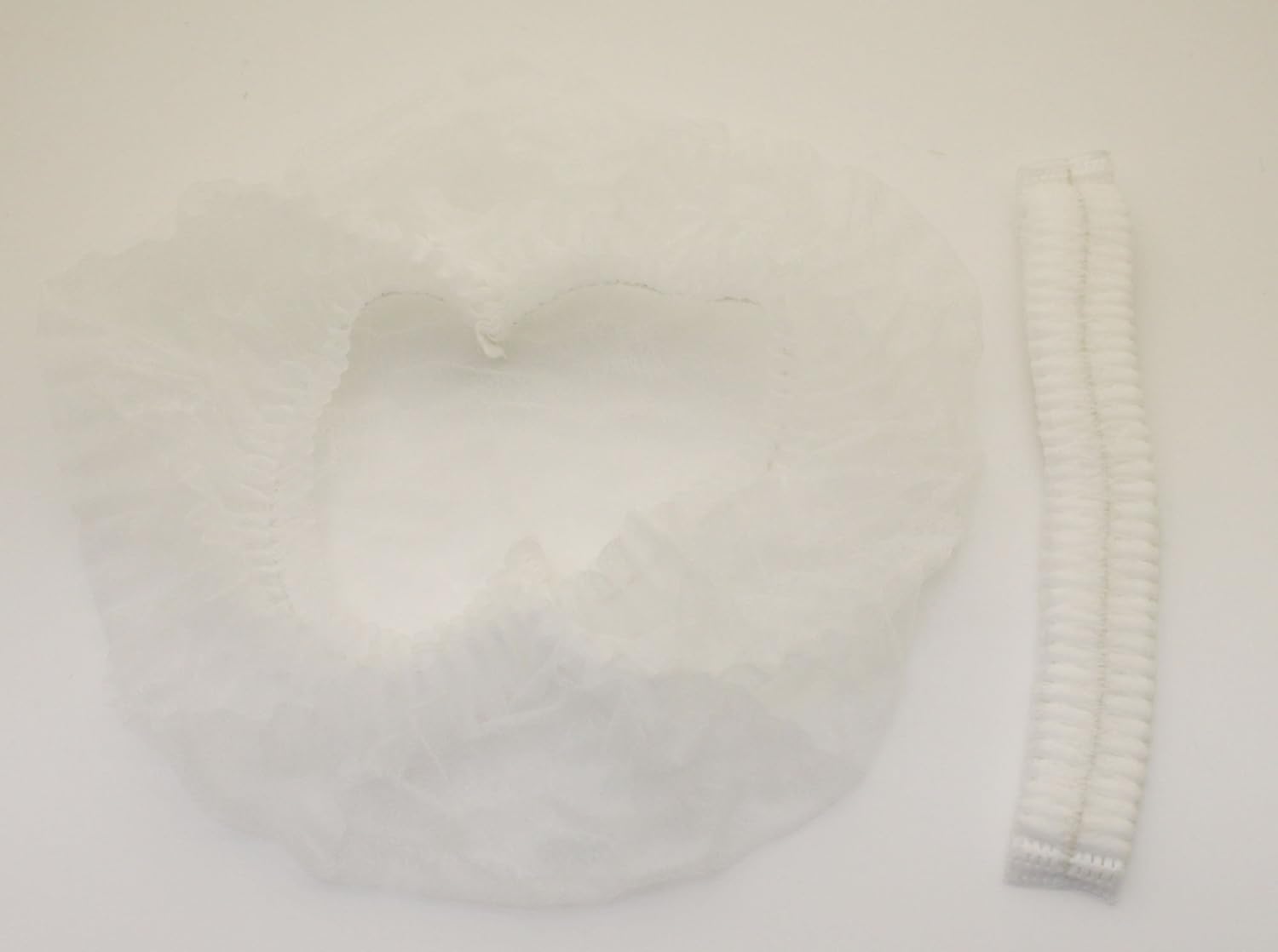 Yes!Fresh 100 Pieces Disposable Non-Woven Clip Caps Mop Caps Hairnets Head Cover, 21", with 6 Colors for You to Choose (Black) : Industrial & Scientific