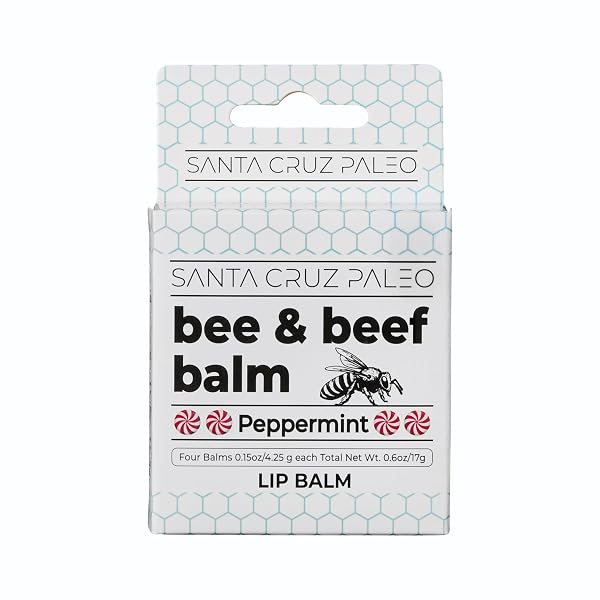 Santa Cruz Paleo Grass Fed Beef Tallow & Beeswax Lip Balm