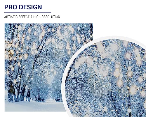 Allenjoy Winter Forest Backdrop-HL-2023-07-0001BP - Image 3