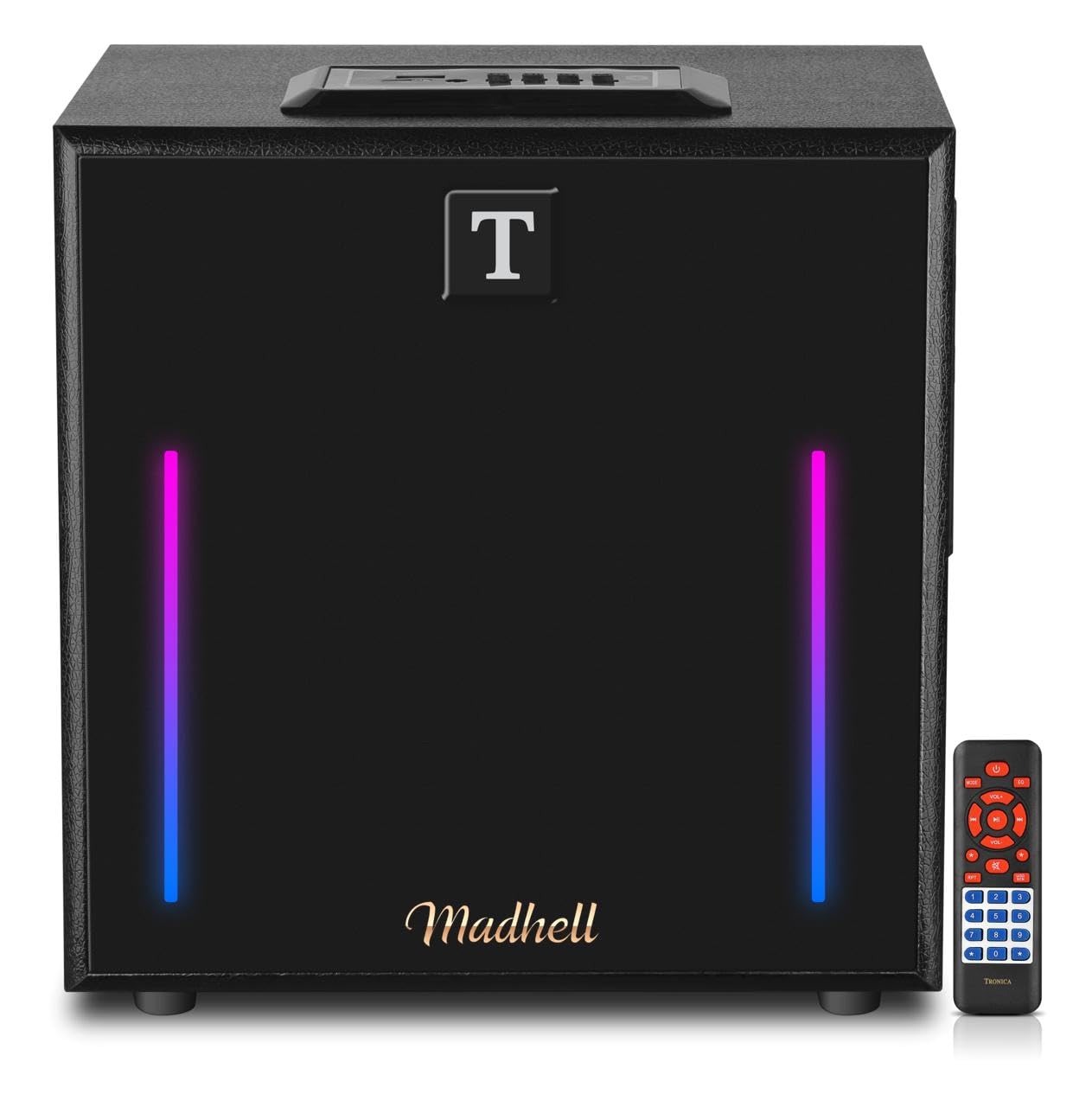 TRONICA Home Theater MADHELL 2.0 Bluetooth Speaker System with 45W RMS Stereo Sound, Display & Remote 220V AC Operational, Home Audio Speaker System (B0CXYT9R1H) Amazon Price History, Amazon Price Tracker
