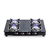 Lifelong 4 Burner Gas Stove Top for Kitchen...