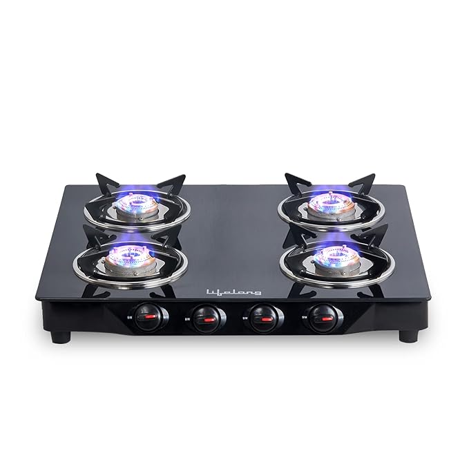Flipkart Big Billion Days 2025 Loot Deals, Bank Card Offers & Details 5 Lifelong Glass Top Gas Stove, 4 Burner Gas Stove, Black (ISI Certified,1 year warranty with Doorstep Service)