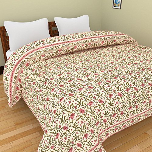 Buy Blanket House Jaipuri Razai Double Bed Cotton Rajasthani Sanganeri