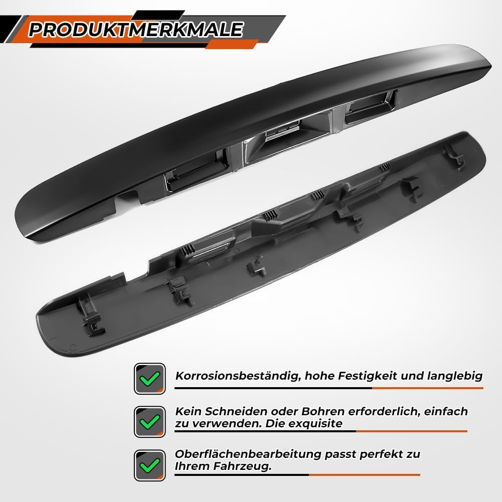 Heckklappen-Kofferraum-Griff, Heckklappe Leiste Heckklappen Griffleiste Kompatibel mit Nissan Qashqai J10 JJ10 2007-2013 90812JD20H