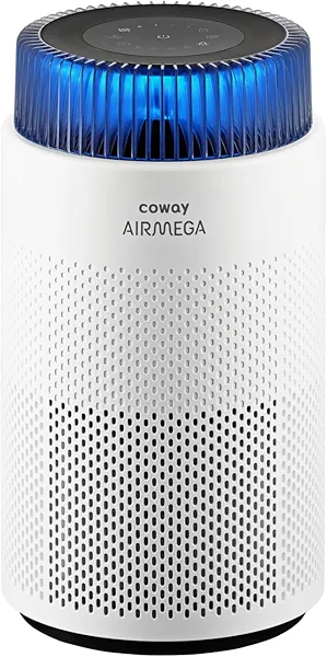 COWAY Air Purifiers for Bedroom Home up to 810 ft², True HEPA Filter for Smoke, Allergies, Pet Dander, Odor, AQI Monitor, Auto&Sleep Mode, Timer, Filter Indicator, Night Light, 3yr Warranty, 100 White