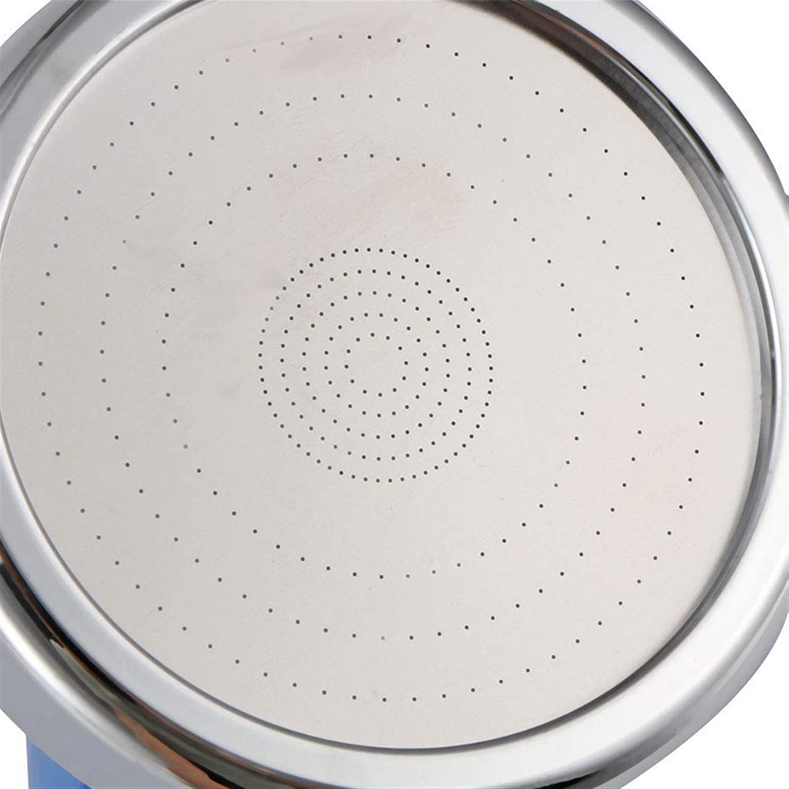 HMTE Filtro de Ducha Ducha de baño 3 Modos Lluvia de Chorro Ajustable SPA Ahorro de Agua Bola Mineral Filtro de aniones Cabezal de Ducha de Alta presión (Color : Clear) (Blue)