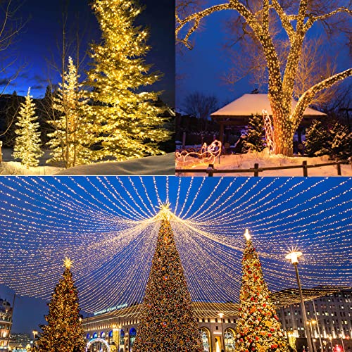 Luces Navideñas LED 75 pies 200 unidades, blanco cálido miniatura 5