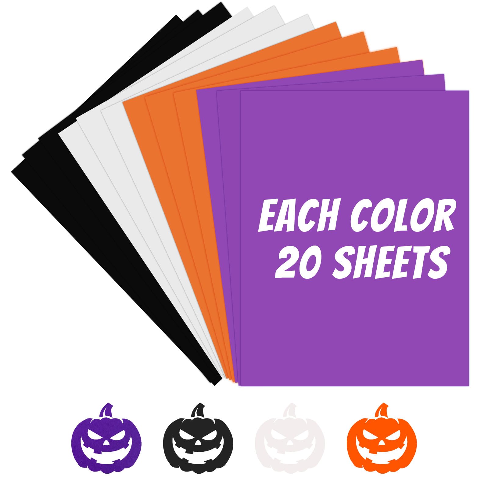 BOOK ハロウィンカラー Amazon.com : letesult 80 Sheets Halloween Colored Paper,11.8