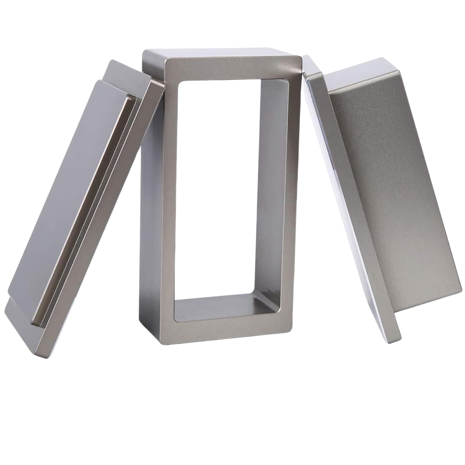 Kolophonium-Vorpressform 4 x 8,5 cm Rechteckige Kolophonium Pre-Press-Schimmel Aluminium aus Lebensmittelqualität Eloxiertem Pre-Kompression Formplatte für DIY Extraktion