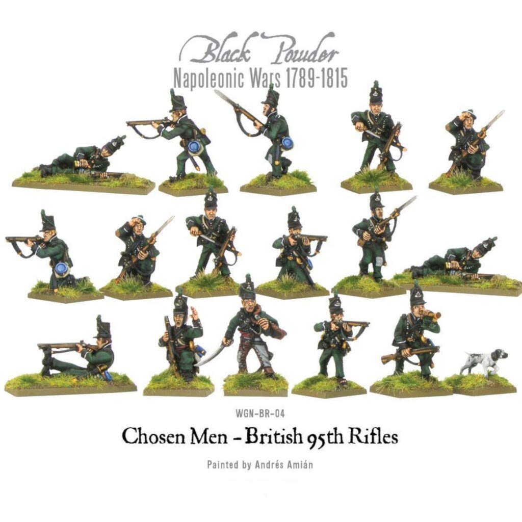 Warlord Games Chosen Men British 95th Rifles - 28mm Scale Metal Miniatures for Black Powder Highly Detailed Napoleonic Era Miniatures - Image 2