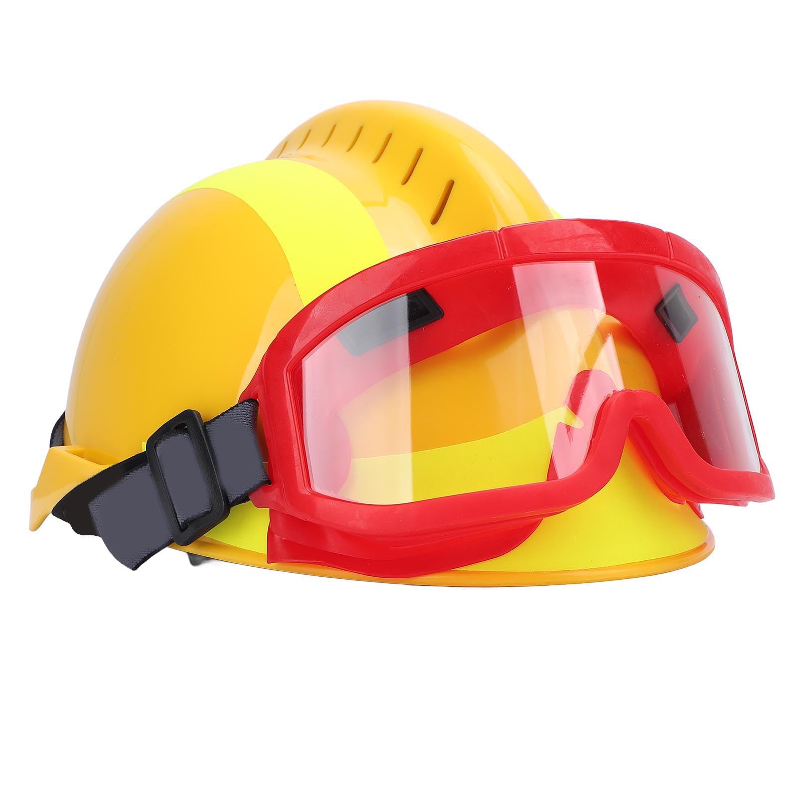Ausla Casque de Sauvetage PC Casque de sécurité avec Conception Fendue Légère et Ventilée Sangle de Menton Réglable Protection Réfléchissante pour Les Travaux Miniers de Construction de Sauvetage en