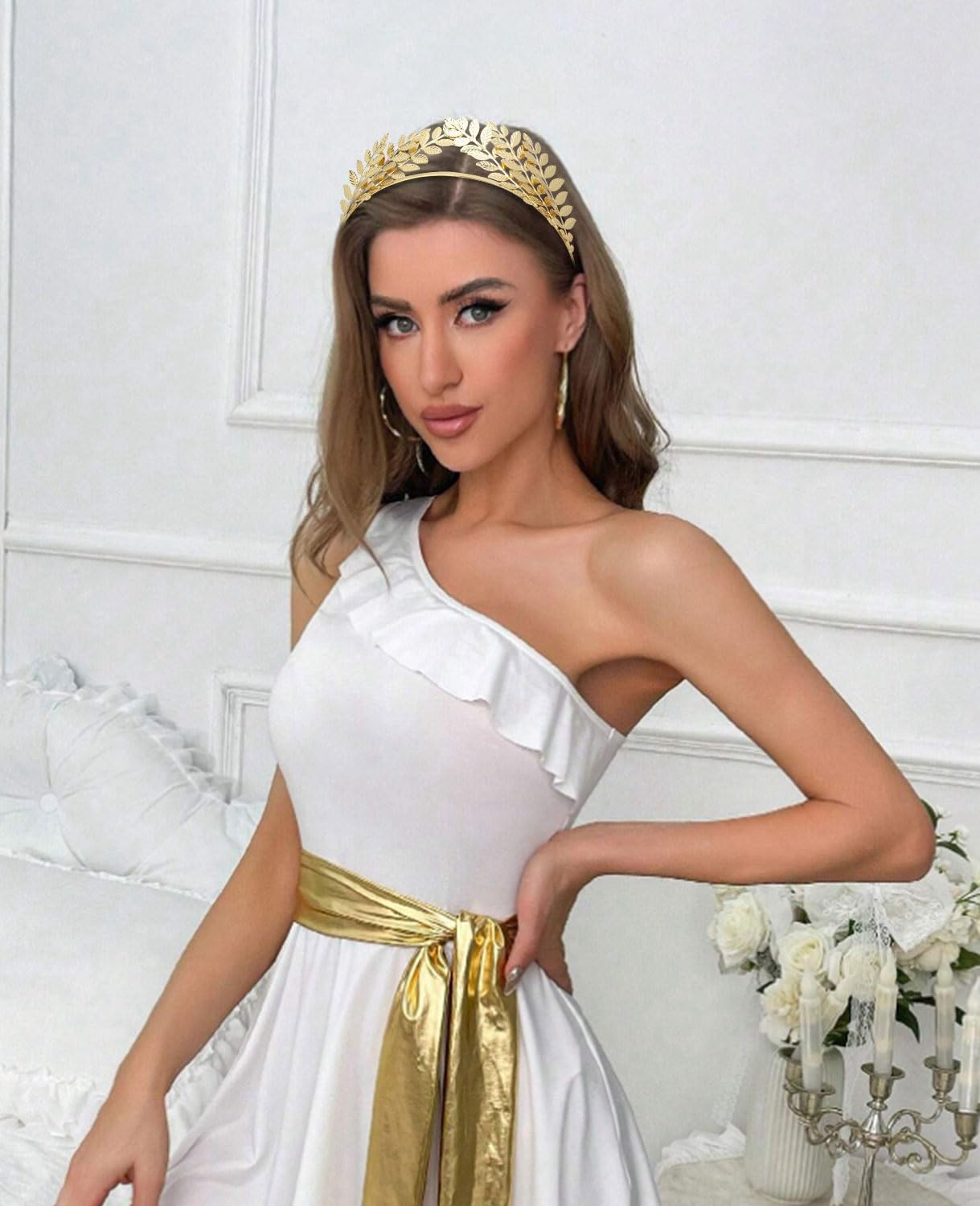 Wecoe 1pc Gold Leaf Headband Headpiece Women Girls UK Ubuy