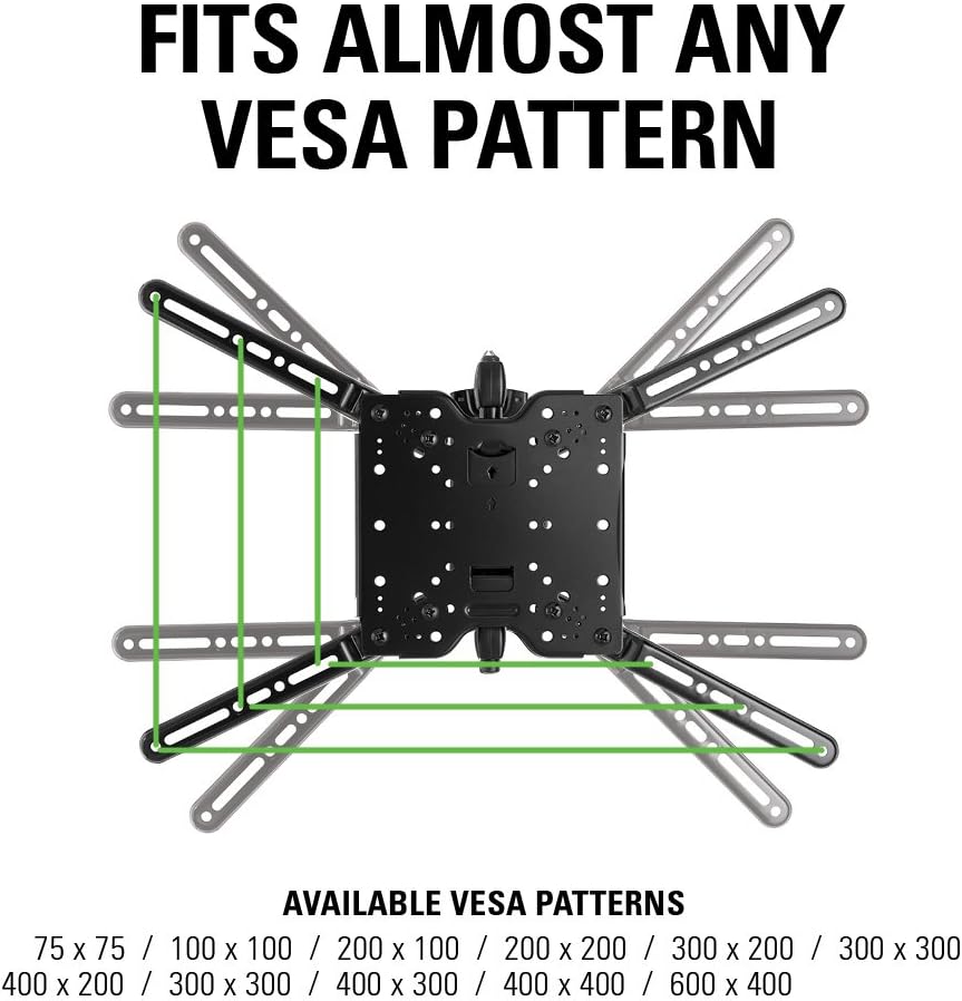 Made for Amazon Full-Motion TV Wall Mount for 32 to 80 TV 9 Made for Amazon Full-Motion TV Wall Mount for 32 to 80 TV