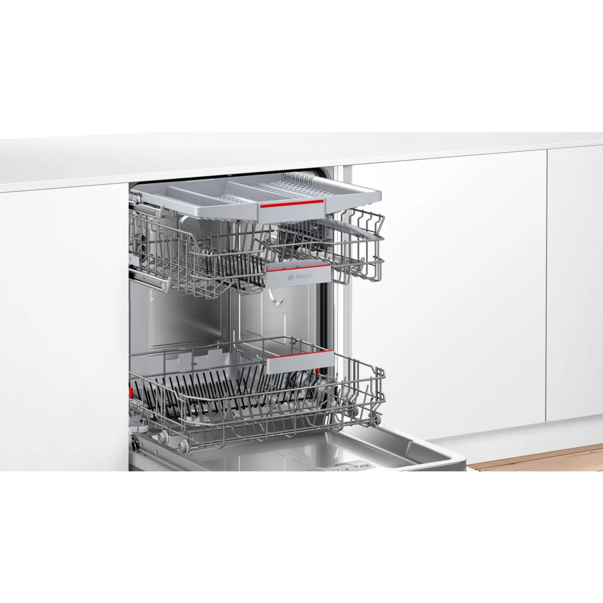 Bosch SMI4EVS08E seria 4 zmywarka do zabudowy z frontem Silver