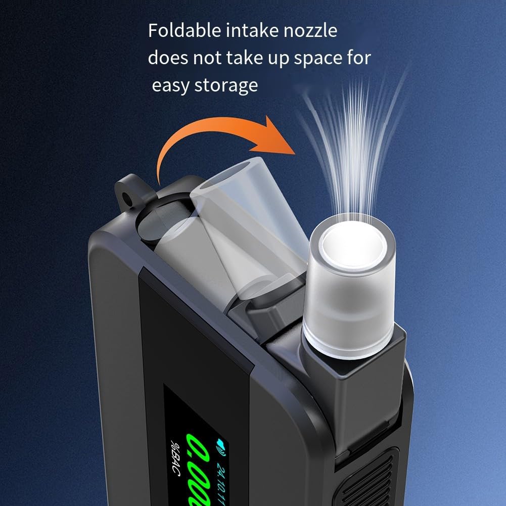 ReachMall Elektrochemischer Alkoholtester Digital LCD-Anzeige