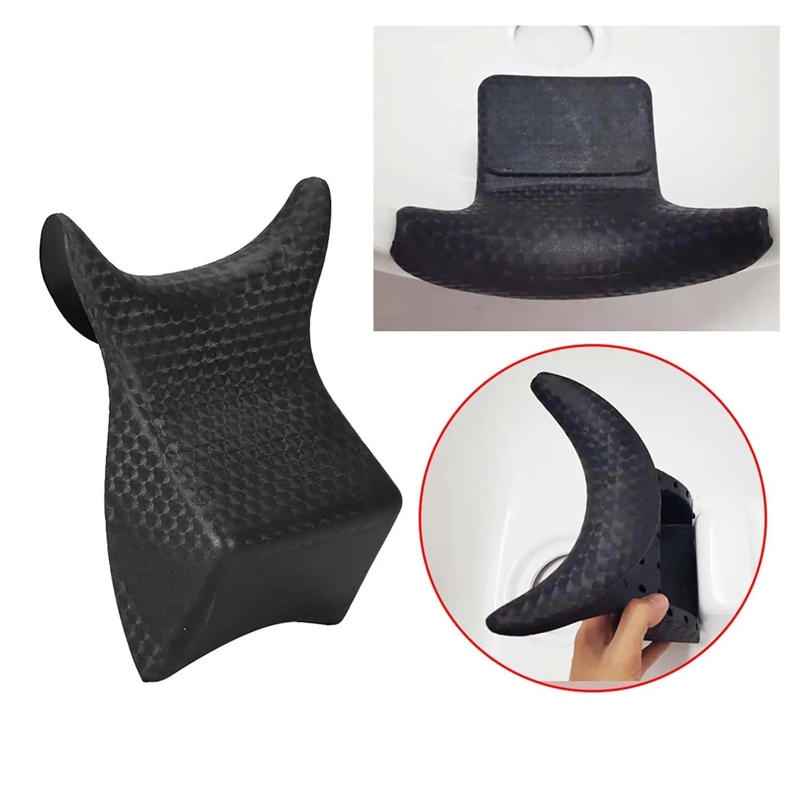 Almohada de Descanso del Cuello del Cuenco del champú del SPA del PVC - Soporte de la Cabeza del Lavabo de la Belleza del Peluquero del Gel for el Lavado del Cabello