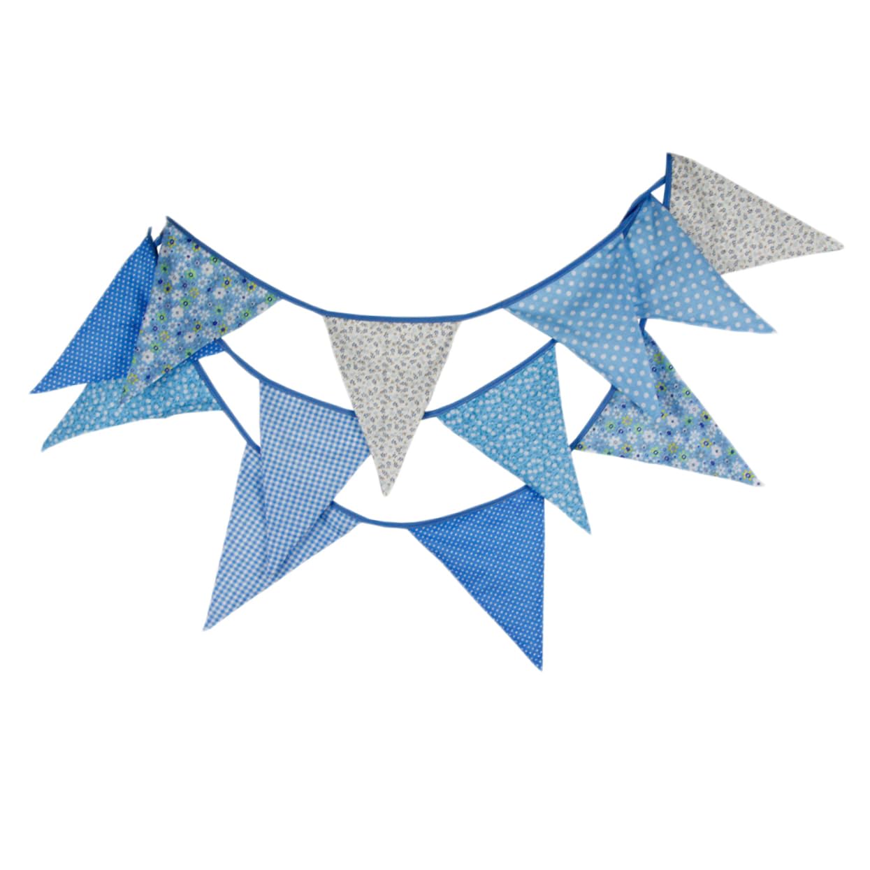 Cabilock 2 Piezas Triangulares de Tela de Pata de Perro banderín de Doble Cara decoración Home Decoracion banderín del empavesado guirnaldas del empavesado Familiar verderón