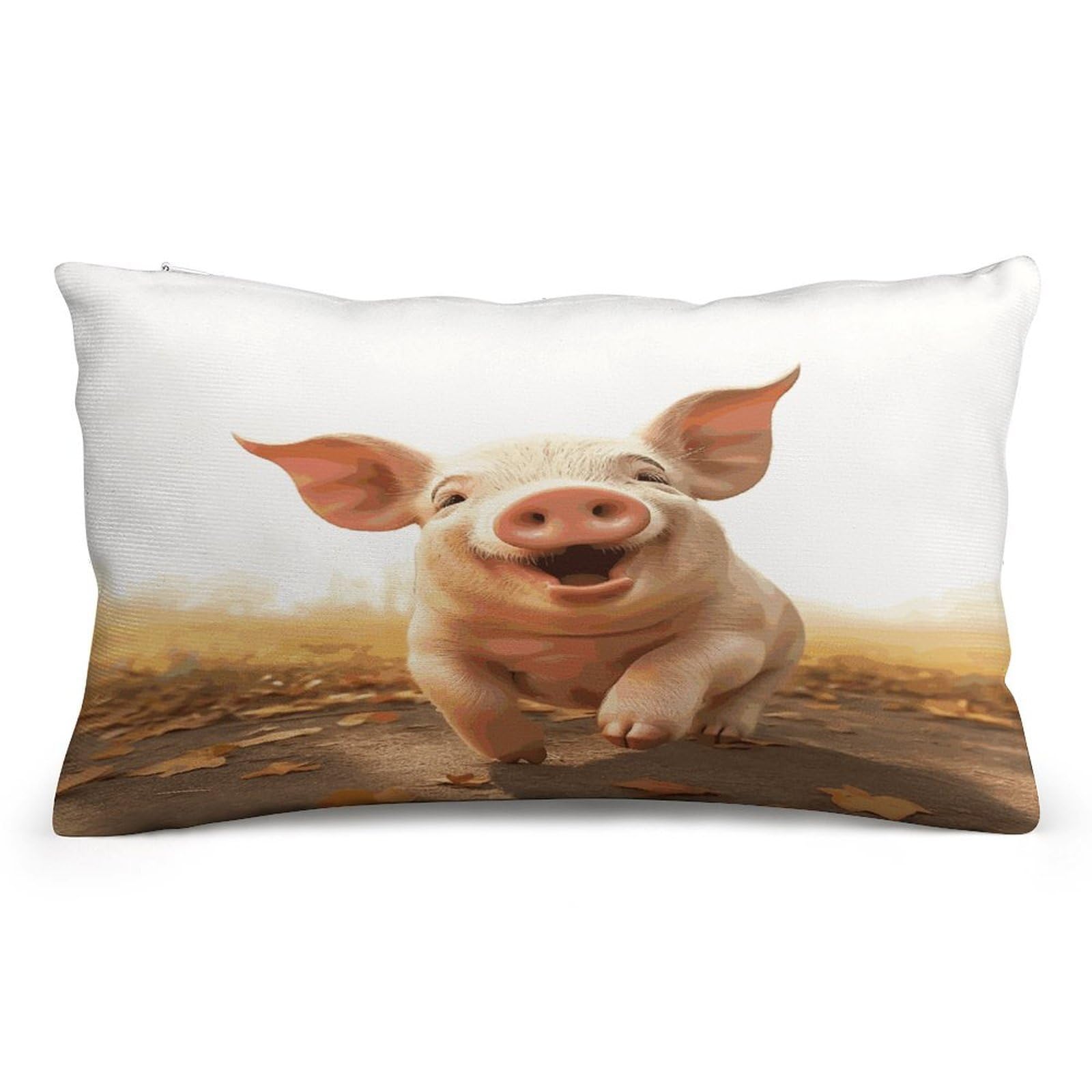 Wsoihfec Style Smiling (17) Throw Pillow Covers Decorative, Pillow Cases Soft Plush, Modern Farmhouse Boho Cushion Cover For Bed Couch Sofa Living Room Spring Decor8 X12